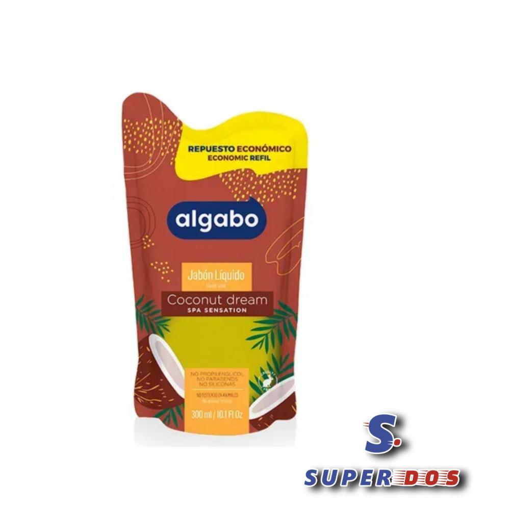 JABON LIQ.ALGABO COCO Y VAINILLA X 300ML.D/P