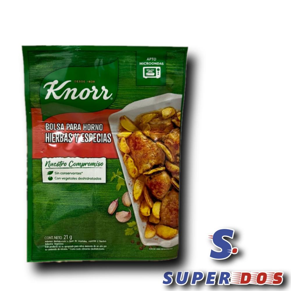 SAZON KNORR HORNO HIERBAS/ESPECIAS X 21G. BOLSA