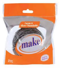 ESPONJA MAKE DE ACERO X UNID.