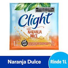 JUGO CLIGHT EN POLVO NARANJA DULCE X 7.5G.