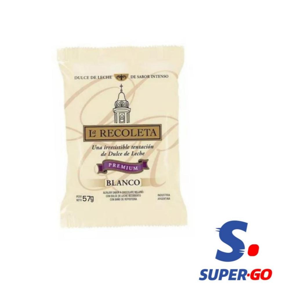 ALFAJOR LA RECOLETA BLANCO 12 X 57G.