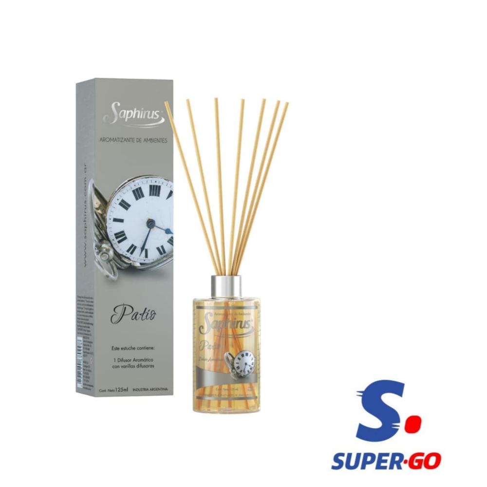 DIFUSORES SAPHIRUS PATIO X 125ML.