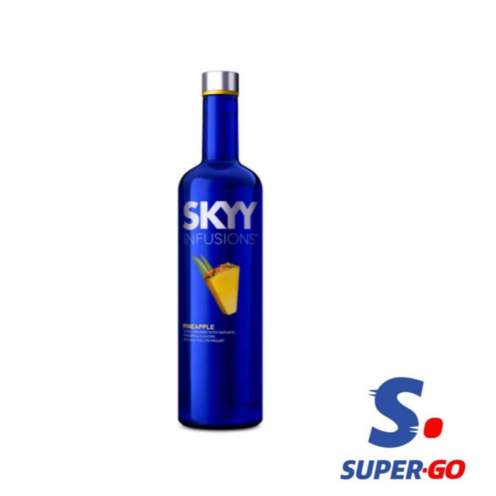 VODKA SKYY INFUNSIONES PINEAPPLE X 750ML.