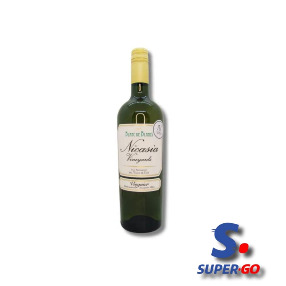 VINO NICASIA BLANC DE BLANC VIOGNIER X 750ML.