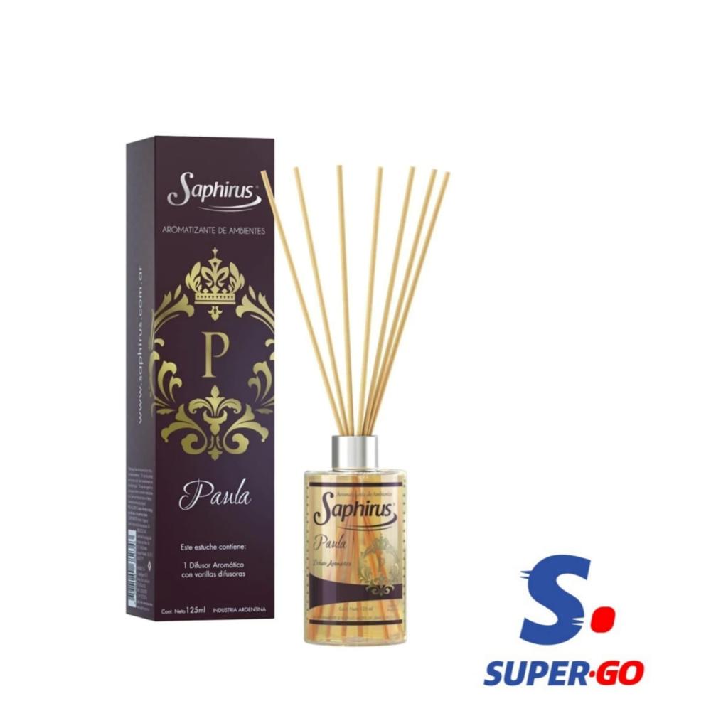 DIFUSORES SAPHIRUS PAULA X 125ML.