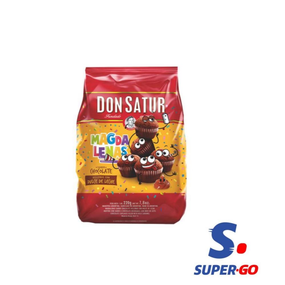 MAGDALENAS DON SATUR CHOC./D.DE LECHE X 200G.