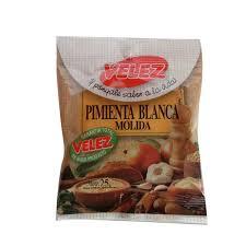 PIMIENTA VELEZ BLANCA MOLIDA 10 X 25G.