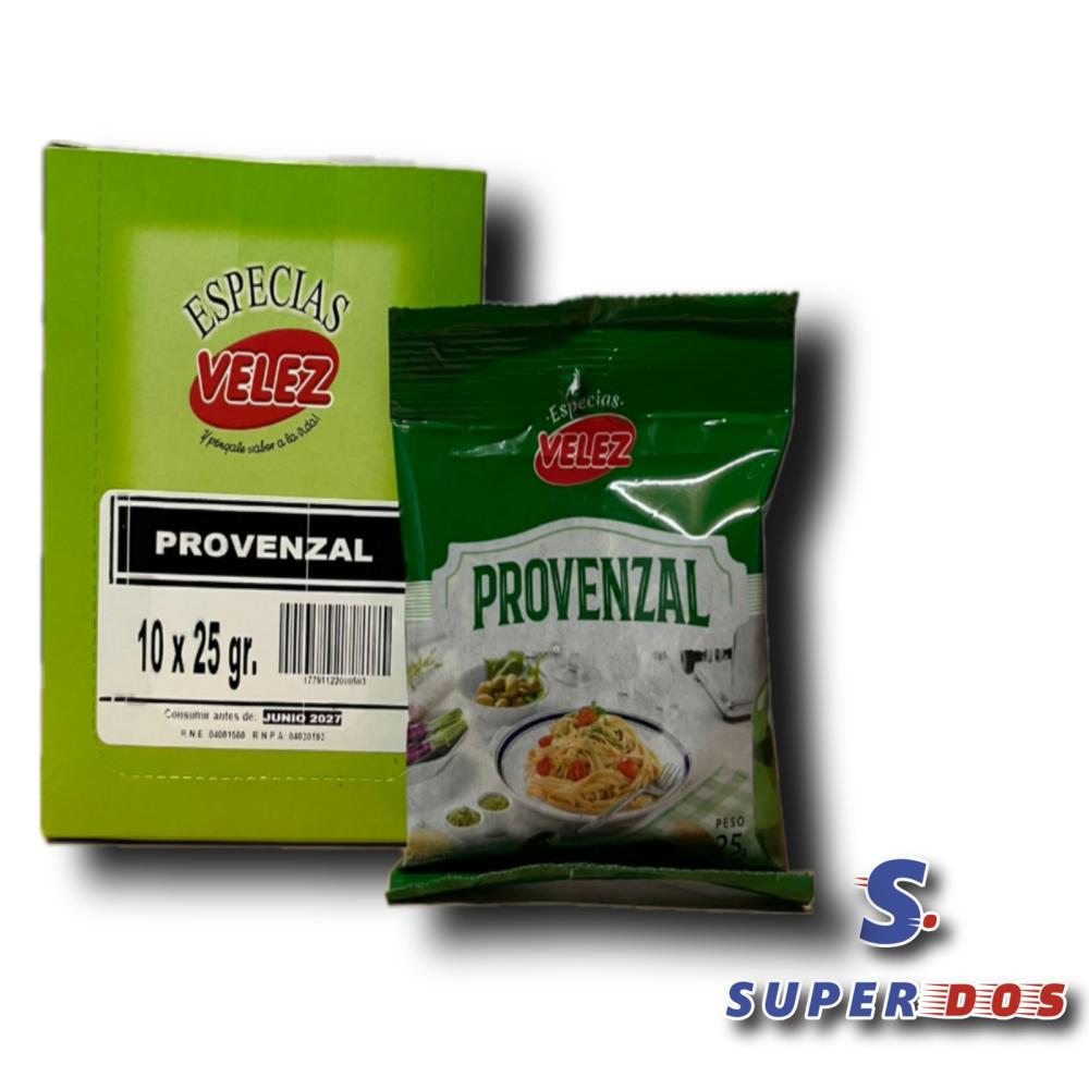 PROVENZAL VELEZ 10 X 25G.